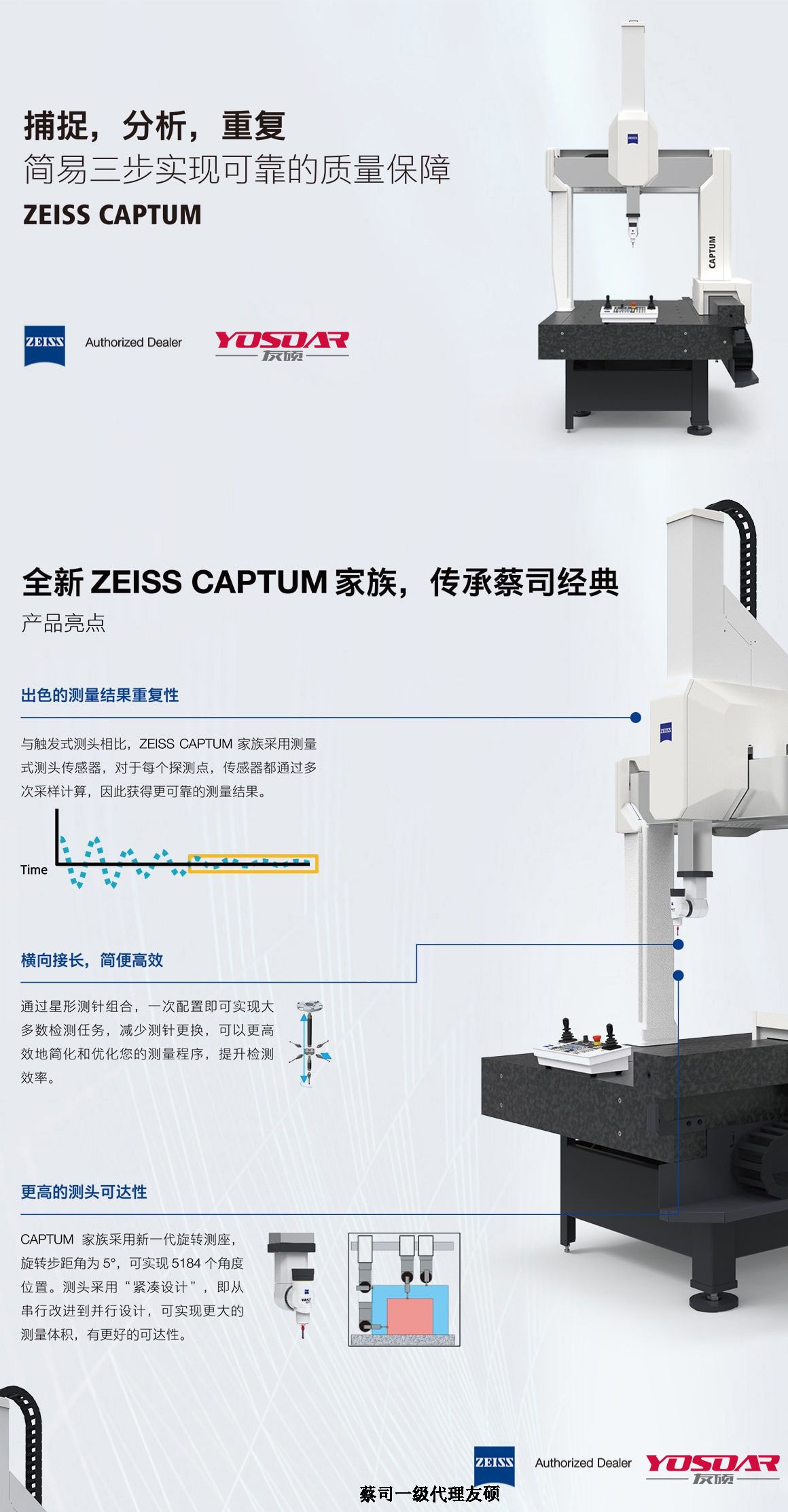 呼和浩特蔡司三坐标CAPTUM